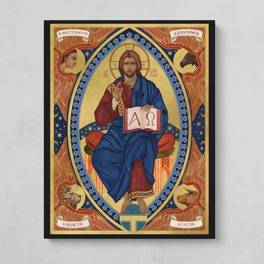 Christ In Majesty Premium Canvas Wall Print