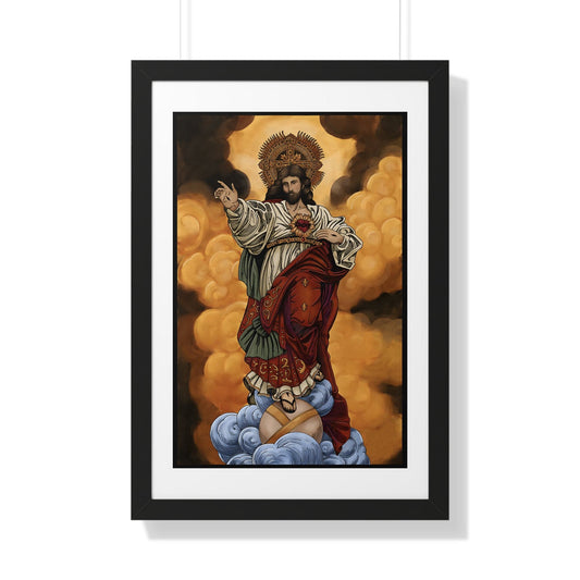 The Sacred Heart Premium Framed Poster Print