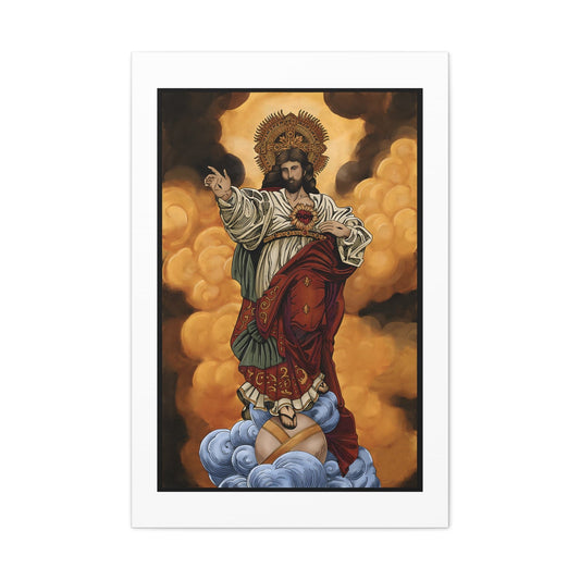 The Sacred Heart Premium Canvas Wall Print