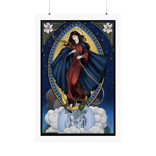 Mary Untier of Knots Premium Poster Print
