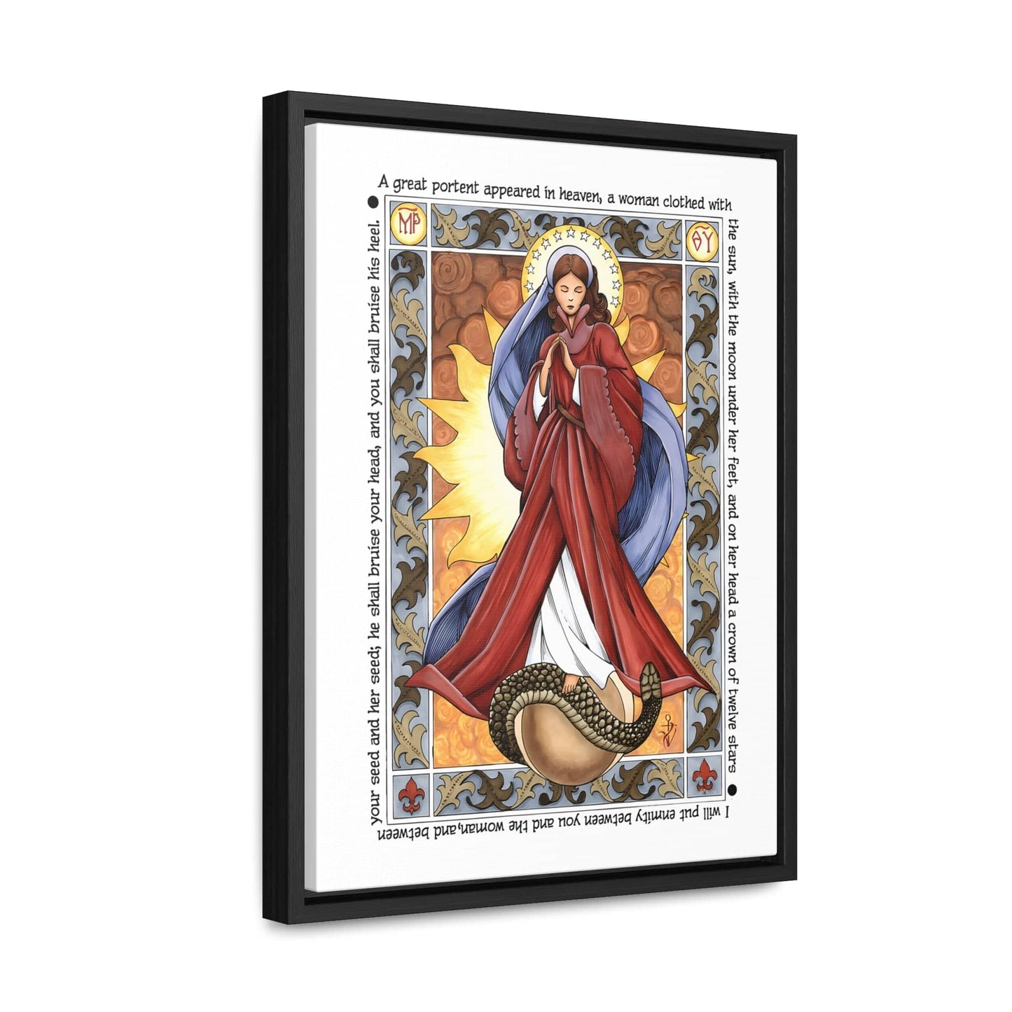 Immaculate Conception Premium Framed Canvas Wall Print