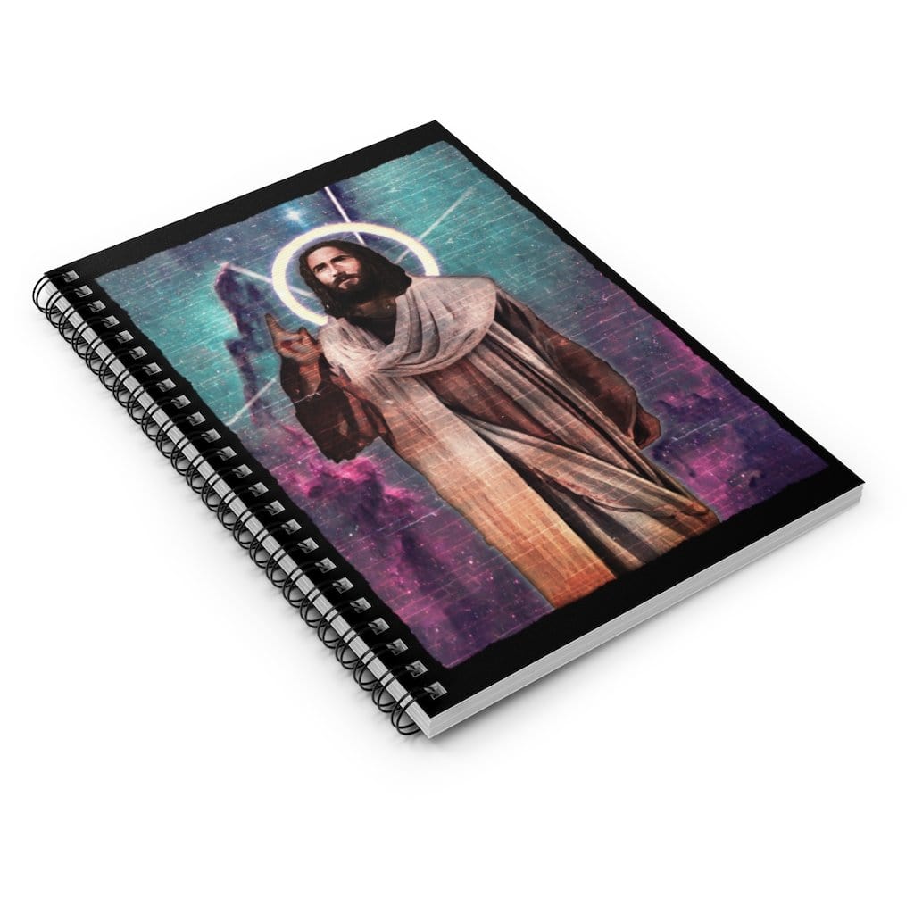 "Space Jesus" Spiral Notebook