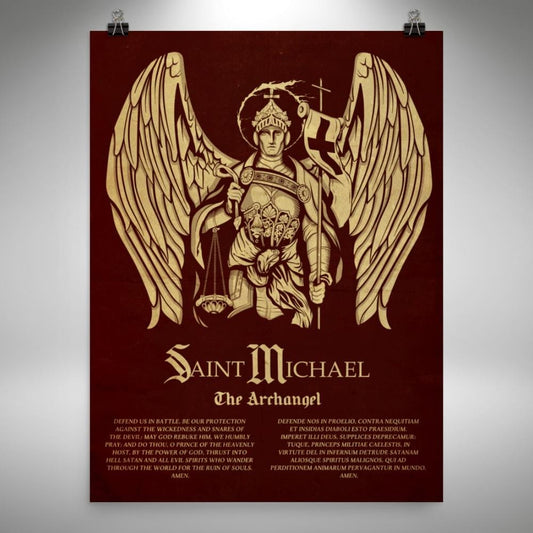 Saint Michael Premium Poster